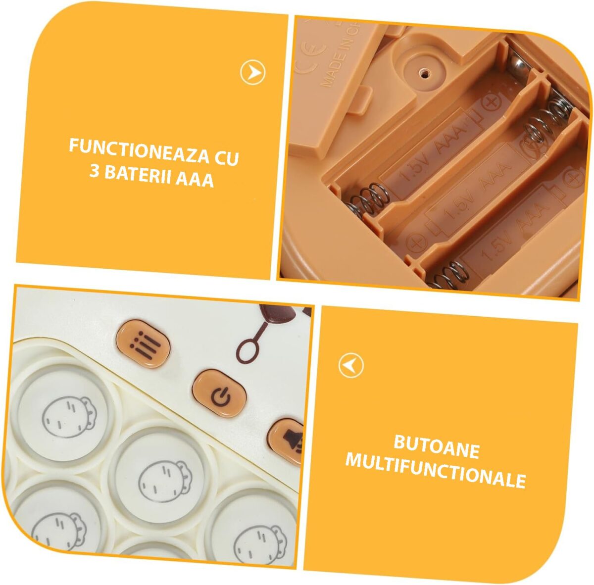 Pop It Jucarie Electronica, 999 de Nivele Fiferite, 7 Moduri de Jocuri Noi, Model Iepuras - imagine 12