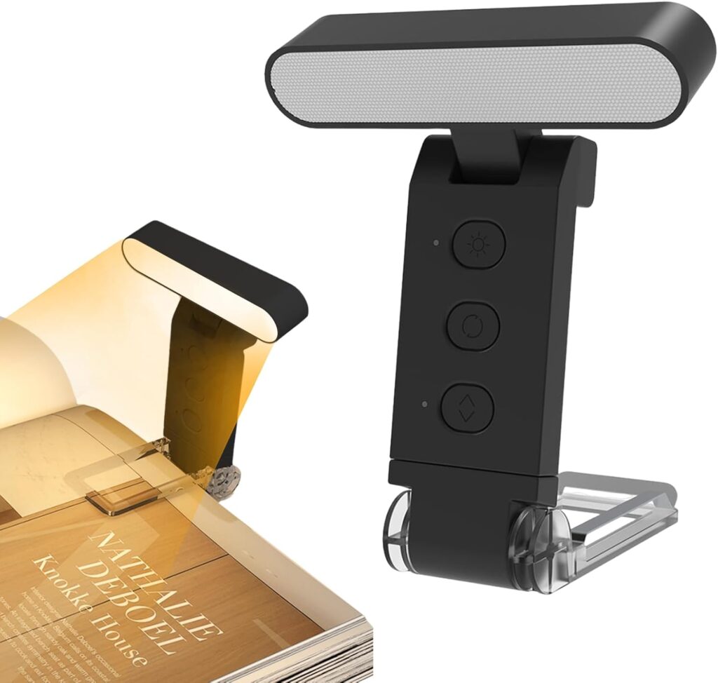 lampa de citit cu clips