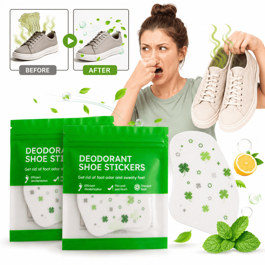 Stickere deodorante Miraza pentru incaltaminte, set 20 bucati, cu formula pentru neutralizarea mirosului neplacut