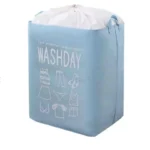 Coș organizator haine, albastru