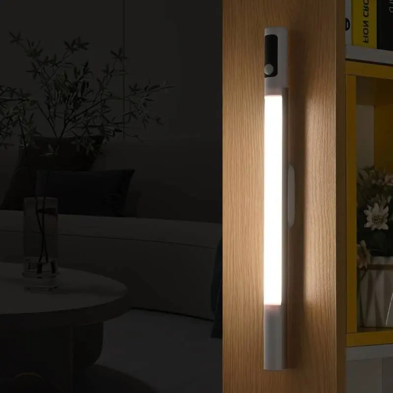 Lampă LED inteligentă cu senzor de mișcare și afișaj,magnetică