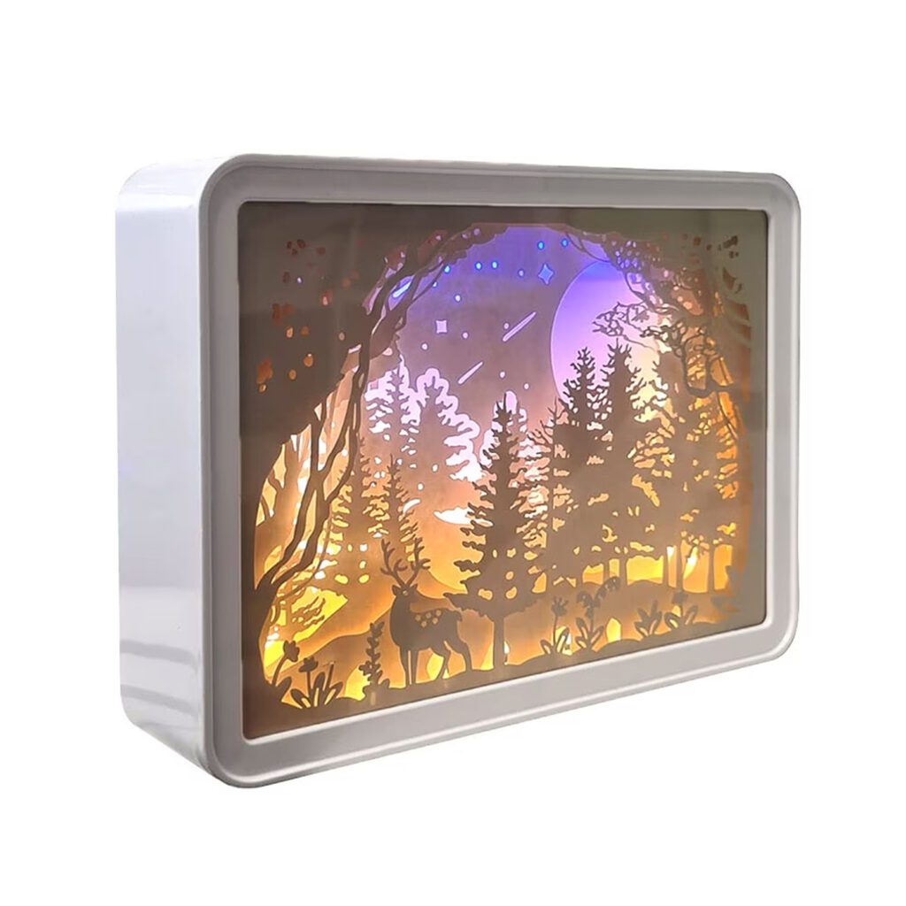Lampă 3D decor de iarnă pentru decor interior