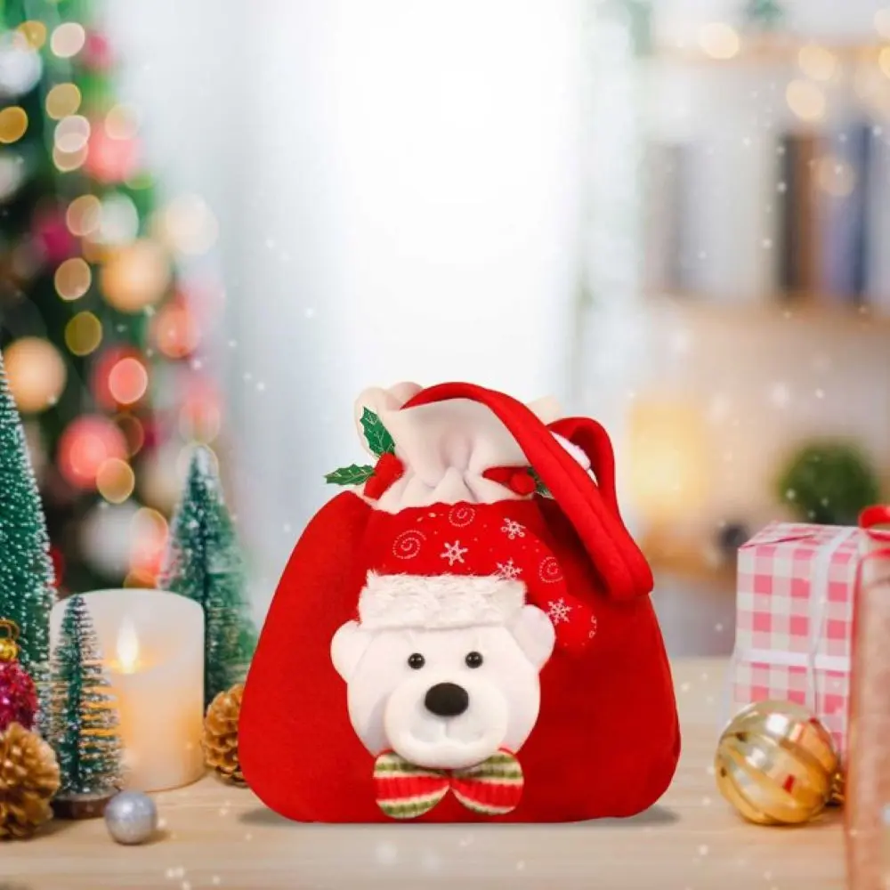 saculet cadouri Craciun decor brad