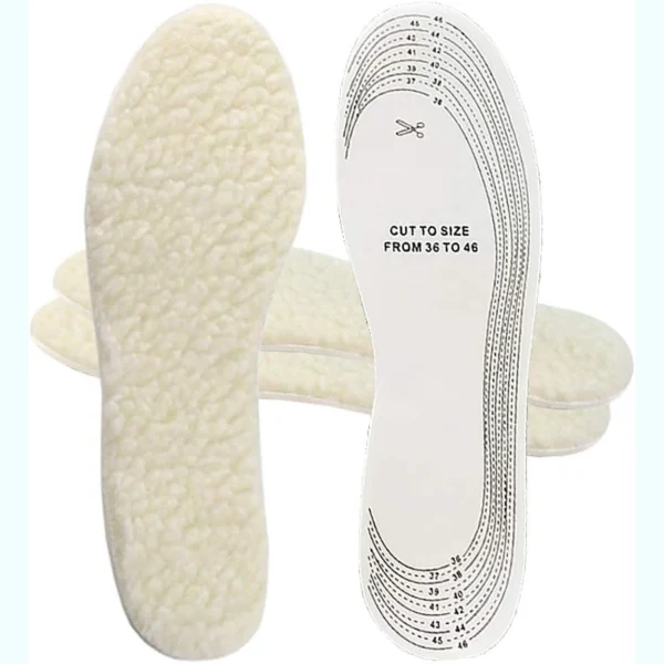 Branturi termice imblanite Miraza pentru adulti, marime ajustabila 36-46, vedere fata-spate pe fundal alb